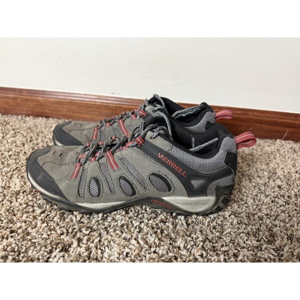 Merrell Crosslander Vent (J343406C) Hiker Sneaker Gray Castle Rock Cayenne 9